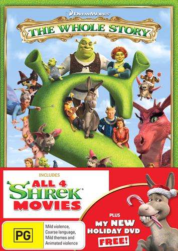 Glen Innes NSW, Shrek - The Whole Story : Quadrilogy, Movie, Children & Family, DVD