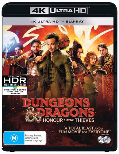 Glen Innes NSW, Dungeons & Dragons - Honor Among Thieves, Movie, Action/Adventure, Blu Ray