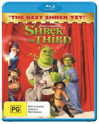 Glen Innes NSW, Shrek The Third, Movie, Children & Family, Blu Ray