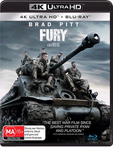 Glen Innes NSW, Fury, Movie, Action/Adventure, Blu Ray