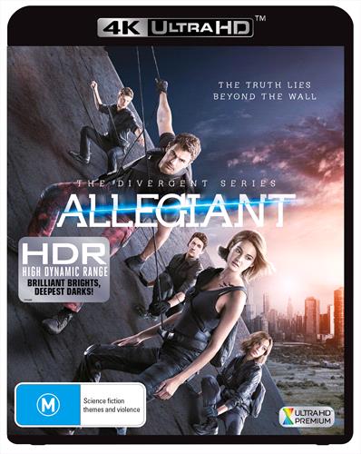 Glen Innes NSW, Divergent Series, The - Allegiant, Movie, Action/Adventure, Blu Ray