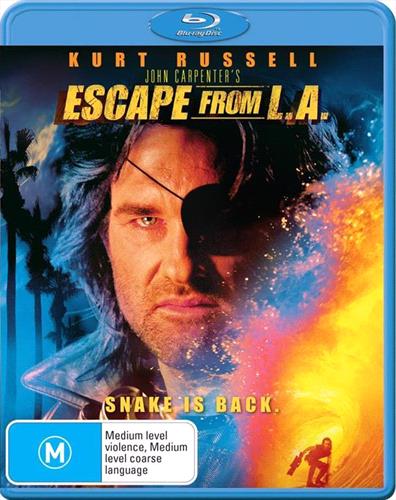 Glen Innes NSW, Escape From L.A. , Movie, Action/Adventure, Blu Ray