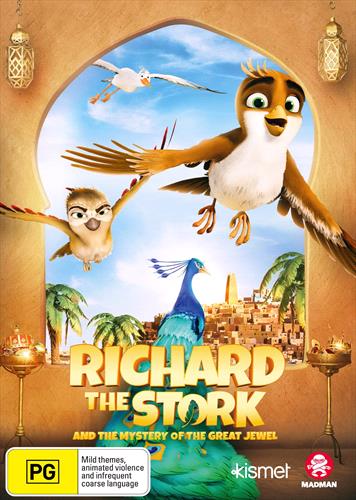 Glen Innes NSW, Richard The Stork And The Mystery Of The Great Jewel, Movie, Children & Family, DVD