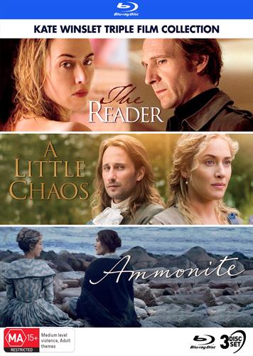 Glen Innes NSW, Kate Winslet - Reader, The / Little Chaos, A / Ammonite, Movie, Drama, Blu Ray