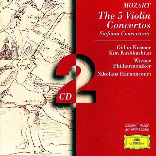 Glen Innes, NSW, Mozart: The 5 Violin Concertos / Sinfonia Concertante, Music, CD, Universal Music, Jul97, DG, Wiener Philharmoniker, Gidon Kremer, Nikolaus Harnoncourt, Kim Kashkashian, Classical Music