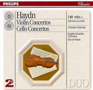 Glen Innes, NSW, Haydn: VIolin Concertos / Cello Concertos, Music, CD, Universal Music, Feb94, PHILIPS                                           , Salvatore Accardo, Christine Walevska, English Chamber Orchestra, Classical Music