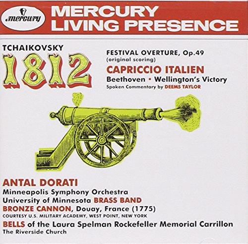 Glen Innes, NSW, Tchaikovsky: 1812 Festival Overture, Op.49; Capriccio Italien / Beethoven: Wellington's VIctory, Music, CD, Universal Music, Nov95, MERCURY LIVING PRESENCE                           , University Of Minnesota Brass Band, Minneapolis Symphony Orchestra, Antal Dor-Ti, Classical Music