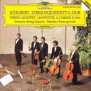 Glen Innes, NSW, Schubert - String Quintet In C Major D.956, Op. Posth. 163, Music, CD, Universal Music, Jul92, DEUTSCHE GRAMMOPHON (IMP), Mstislav Rostropovich, Emerson String Quartet, Classical Music