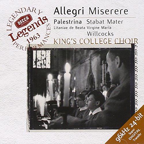 Glen Innes, NSW, Allegri: Miserere / Palestrina: Stabat Mater, Music, CD, Universal Music, Aug99, DECCA  - IMPORTS, Choir Of King's College, Cambridge, David Willcocks, Classical Music