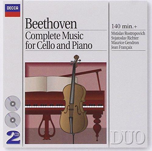 Glen Innes, NSW, Beethoven: Complete Music For Cello And Piano, Music, CD, Universal Music, Nov94, PHILIPS CLASSICS - IMPORTS, Mstislav Rostropovich, Sviatoslav Richter, Maurice Gendron, Classical Music