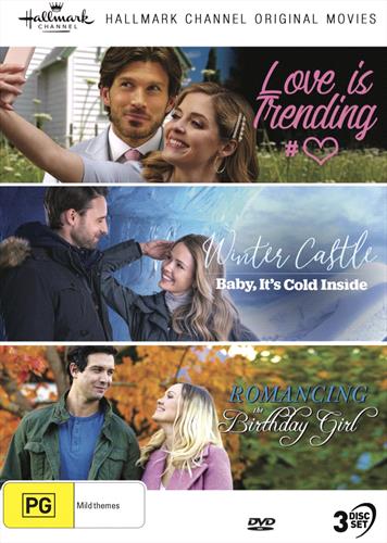 Glen Innes NSW,Hallmark - Love Is Trending / Winter Castle - Baby It's Cold Inside / Romancing The Birthday Girl,Movie,Drama,DVD