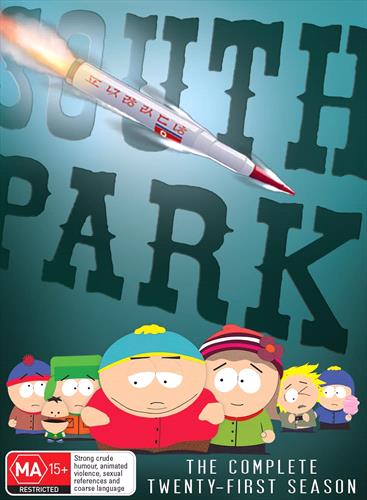 Glen Innes NSW, South Park, TV, Comedy, DVD