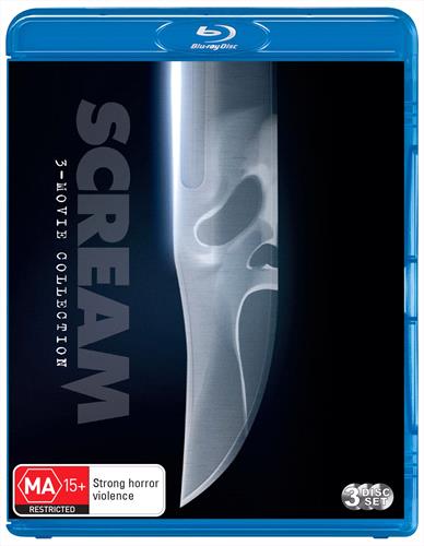 Glen Innes NSW, Scream / Scream 2 / Scream 3, Movie, Horror/Sci-Fi, Blu Ray