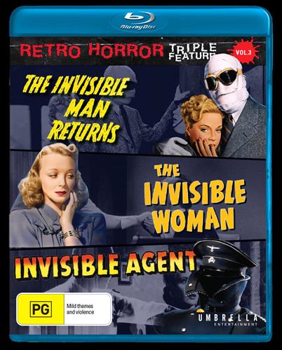 Glen Innes NSW,Invisible Man Returns, The / Invisible Woman, The / Invisible Agent, The,Movie,Drama,Blu Ray