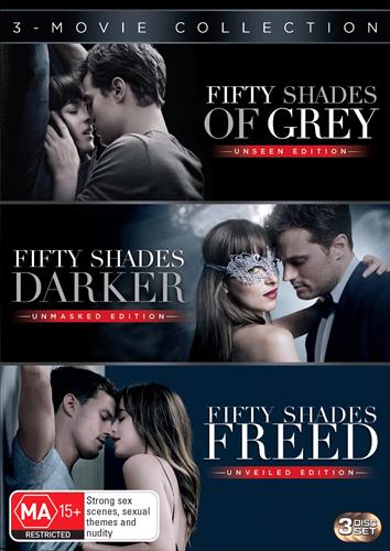 Glen Innes NSW, Fifty Shades Of Grey / Fifty Shades Darker / Fifty Shades Freed, Movie, Drama, DVD