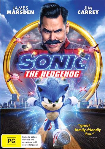 Glen Innes NSW, Sonic The Hedgehog, Movie, Action/Adventure, DVD