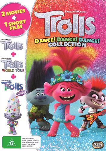 Glen Innes NSW, Trolls / Trolls - World Tour / Trolls Holiday, Movie, Children & Family, DVD