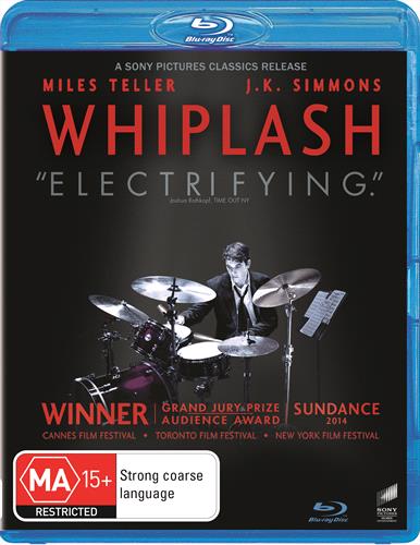 Glen Innes NSW, Whiplash, Movie, Drama, Blu Ray