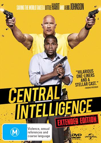 Glen Innes NSW, Central Intelligence, Movie, Comedy, DVD