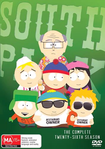 Glen Innes NSW, South Park, TV, Comedy, DVD