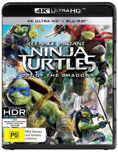 Glen Innes NSW, Teenage Mutant Ninja Turtles - Out Of The Shadows, Movie, Action/Adventure, Blu Ray