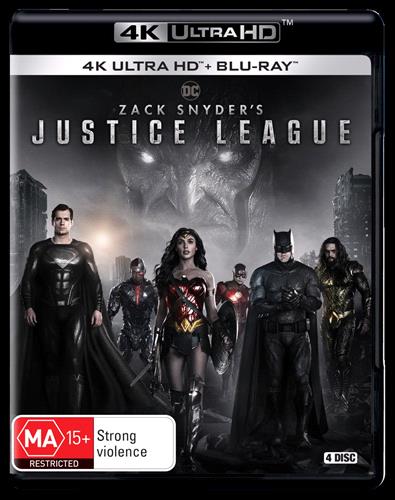 Glen Innes NSW,Zack Snyder's Justice League,Movie,Action/Adventure,Blu Ray