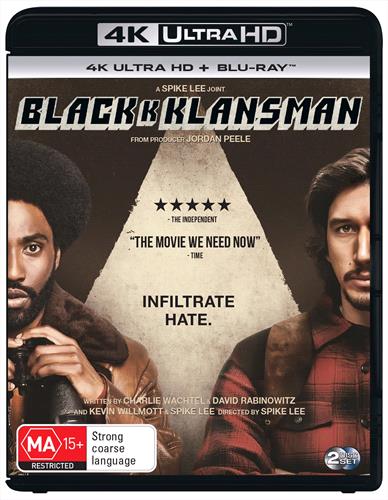 Glen Innes NSW, Blackkklansman, Movie, Drama, Blu Ray