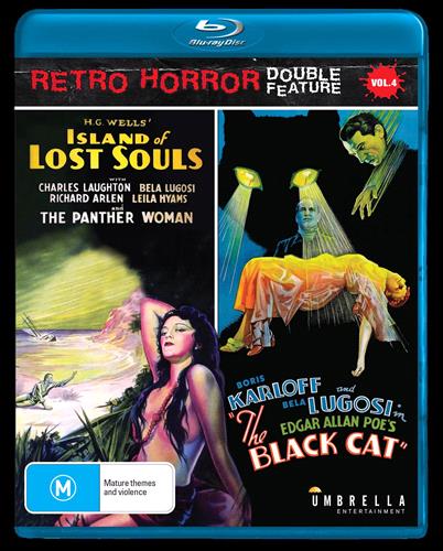 Glen Innes NSW,Island Of Lost Souls / Black Cat,Movie,Horror/Sci-Fi,Blu Ray