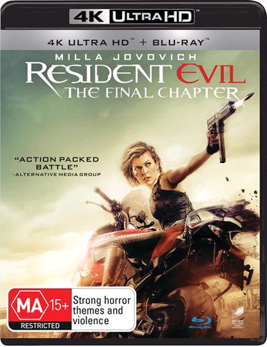 Glen Innes NSW, Resident Evil - Final Chapter, The, Movie, Action/Adventure, Blu Ray