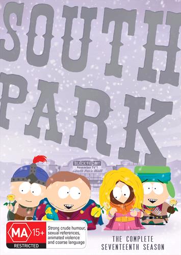 Glen Innes NSW, South Park, TV, Comedy, DVD