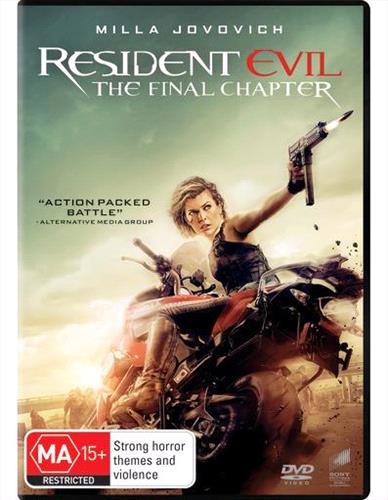 Glen Innes NSW, Resident Evil - Final Chapter, The, Movie, Action/Adventure, DVD