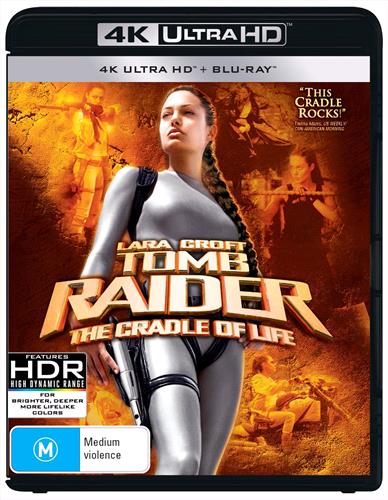 Glen Innes NSW, Lara Croft Tomb Raider 2 - Cradle Of Life, The, Movie, Action/Adventure, Blu Ray