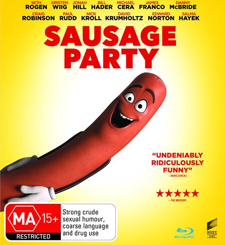 Glen Innes NSW, Sausage Party, Movie, Comedy, Blu Ray