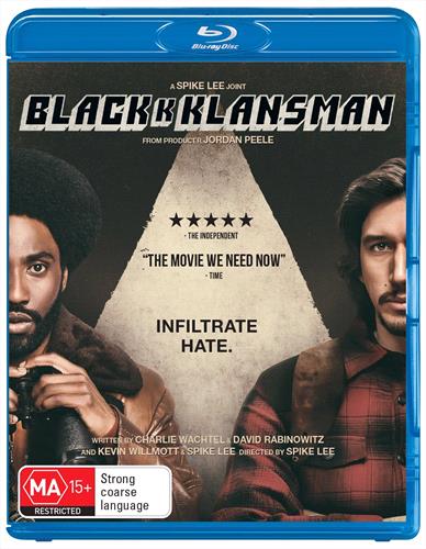 Glen Innes NSW, Blackkklansman, Movie, Drama, Blu Ray