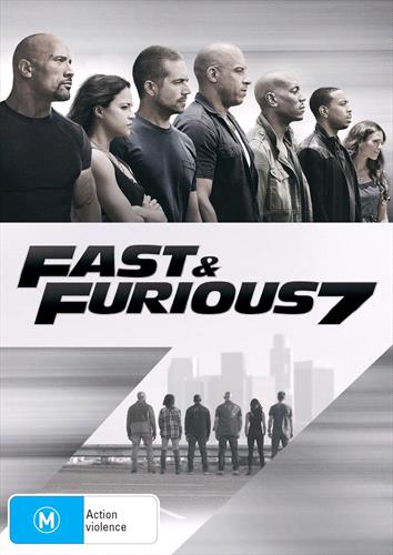 Glen Innes NSW, Fast & Furious 7, Movie, Action/Adventure, DVD