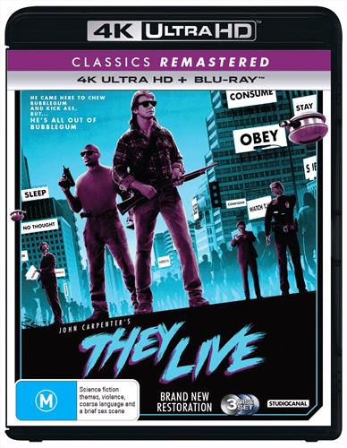 Glen Innes NSW, They Live, Movie, Horror/Sci-Fi, Blu Ray