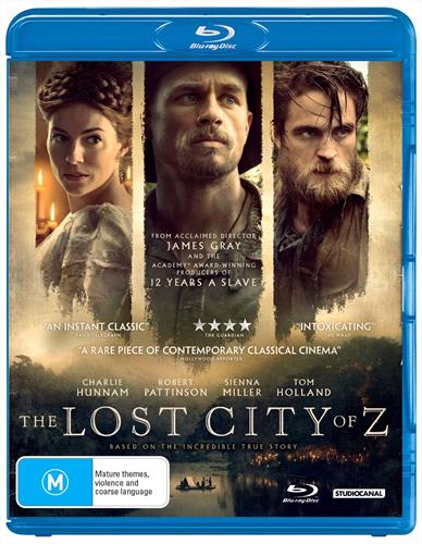 Glen Innes NSW, Lost City Of Z, The, Movie, Action/Adventure, Blu Ray