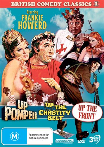 Glen Innes NSW,British Comedy Classics - Up Pompeii / Up The Chastity Belt / Up The Front,Movie,Comedy,DVD