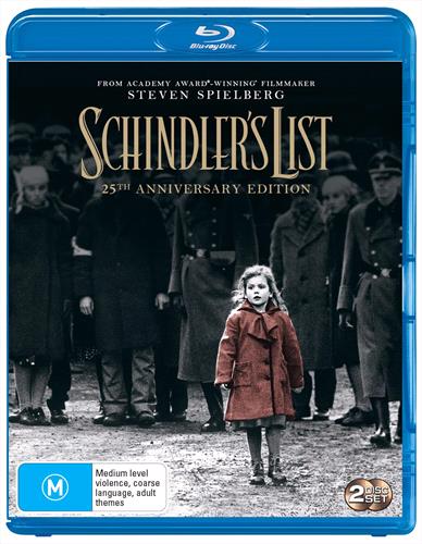 Glen Innes NSW, Schindler's List, Movie, Drama, Blu Ray