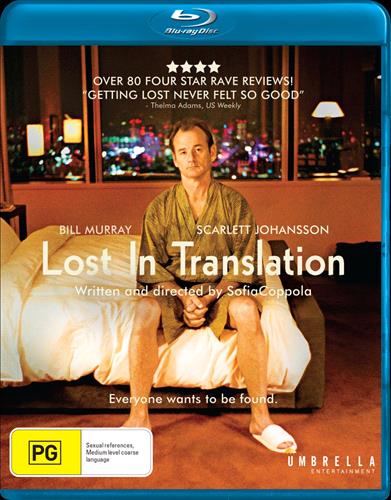 Glen Innes NSW,Lost In Translation,Movie,Comedy,Blu Ray