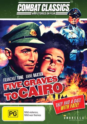 Glen Innes NSW,Five Graves To Cairo,Movie,War,DVD