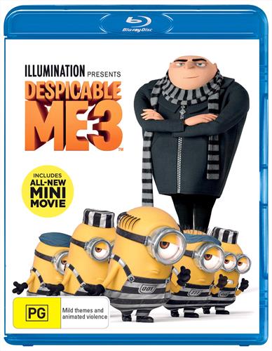 Glen Innes NSW, Despicable Me 3, Movie, Children & Family, Blu Ray