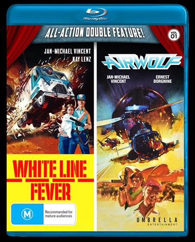 Glen Innes NSW,White Line Fever / Airwolf - Movie, The,Movie,Action/Adventure,Blu Ray