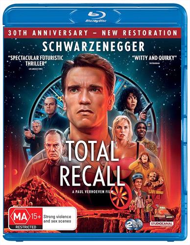 Glen Innes NSW, Total Recall, Movie, Horror/Sci-Fi, Blu Ray