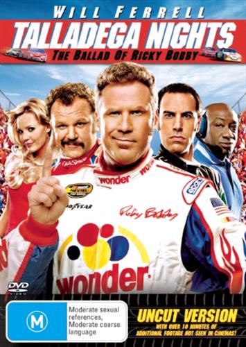 Glen Innes NSW, Talladega Nights - The Ballad Of Ricky Bobby , Movie, Comedy, DVD