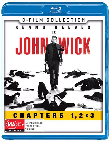 Glen Innes NSW, John Wick / John Wick - Chapter 2 / John Wick - Chapter 3 - Parabellum, Movie, Action/Adventure, Blu Ray