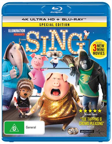 Glen Innes NSW, Sing, Movie, Comedy, Blu Ray