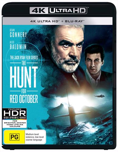 Glen Innes NSW, Hunt For Red October, The, Movie, Thriller, Blu Ray