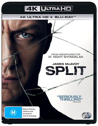 Glen Innes NSW, Split, Movie, Thriller, Blu Ray