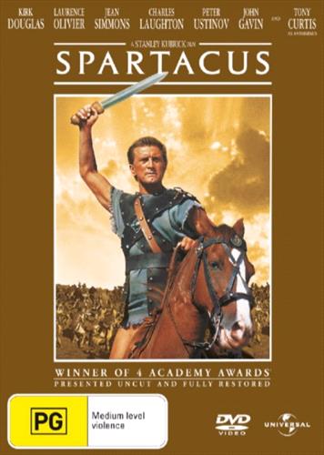 Glen Innes NSW, Spartacus , Movie, Drama, DVD